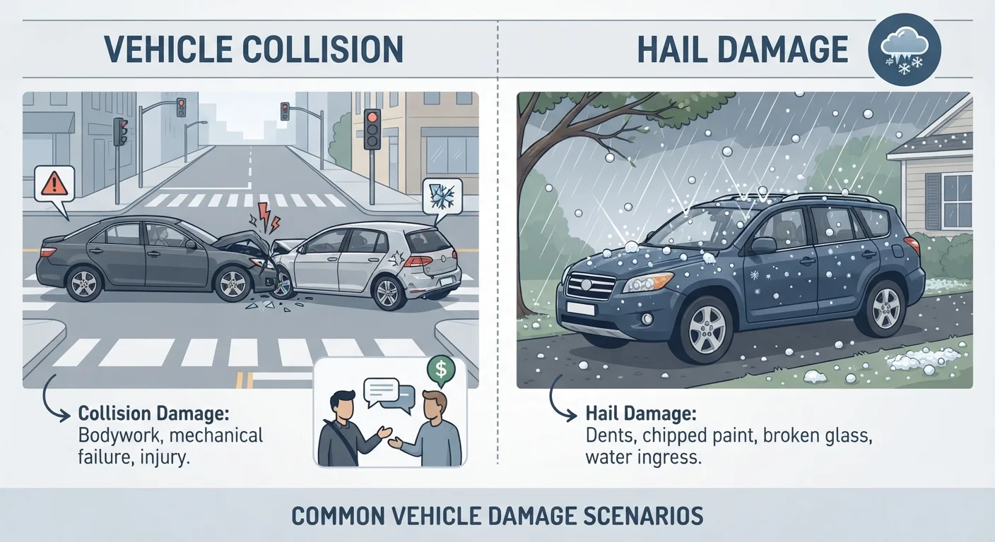 Collision vs. Comprehensive Coverage: Which Damage Does Each Handle?