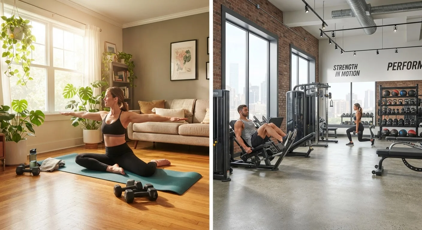 Home Workouts vs Gym Sessions: Weighing the Trade-Offs