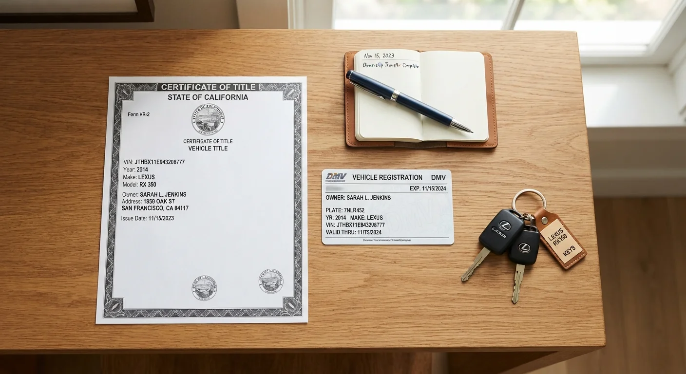 How Vehicle Registration and Title Transfers Actually Work