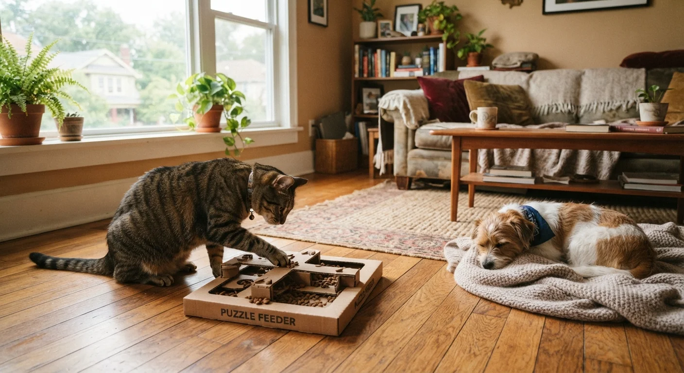 Indoor Enrichment: Keeping Pets Mentally Stimulated Without a Large Space