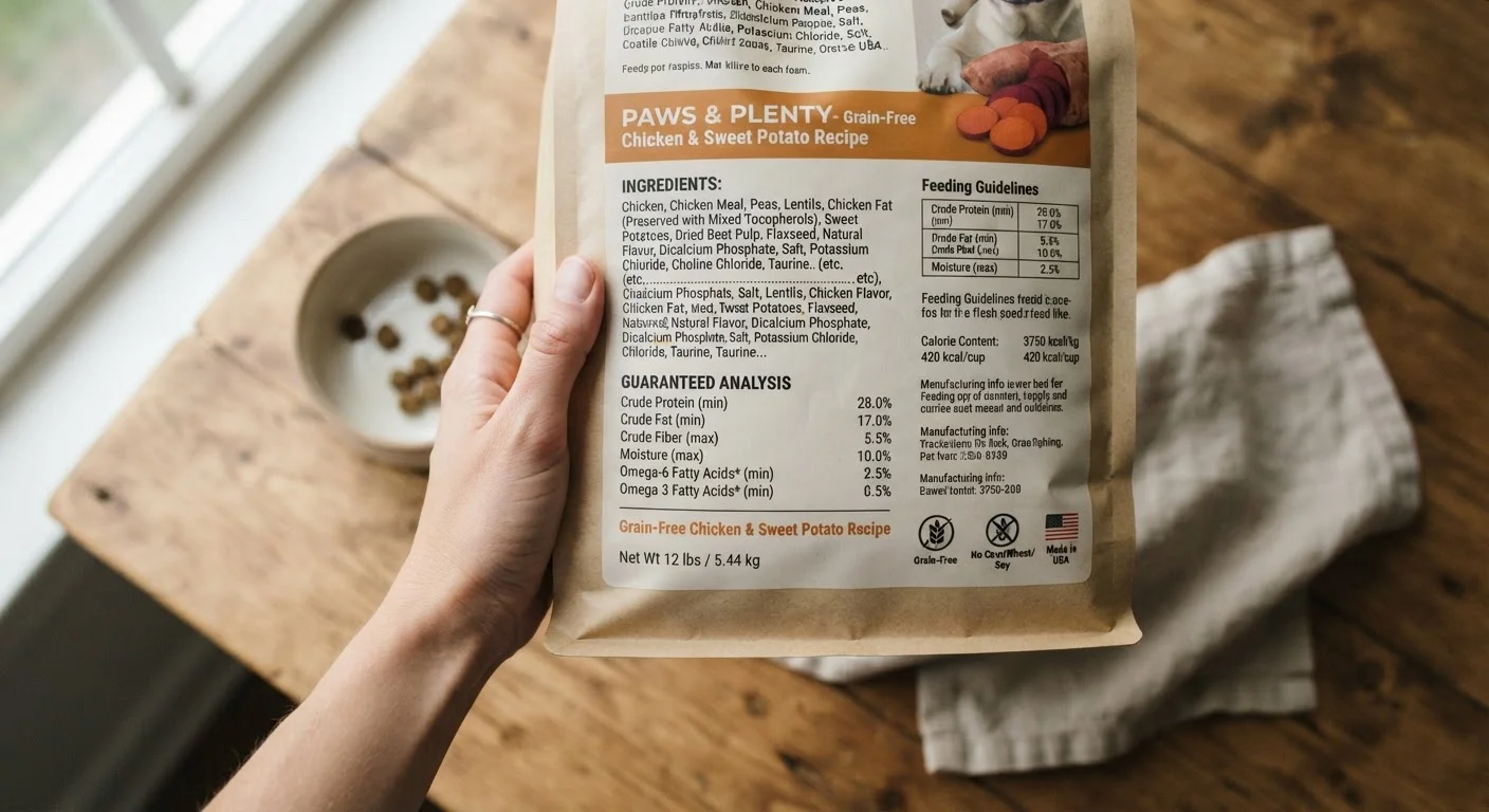 Pet Nutrition Labels Decoded: What Those Ingredients Actually Mean