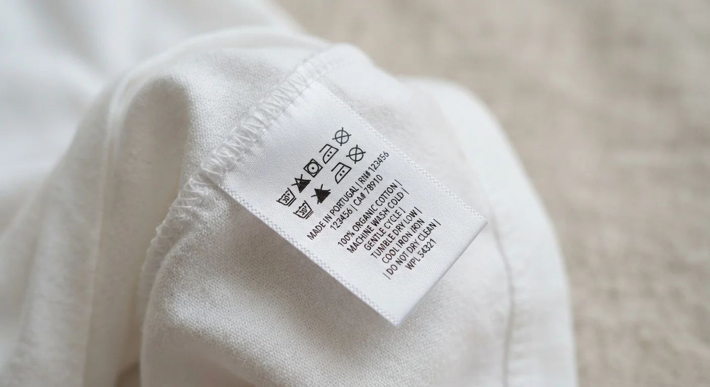 Reading a Clothing Label Without Losing Your Mind