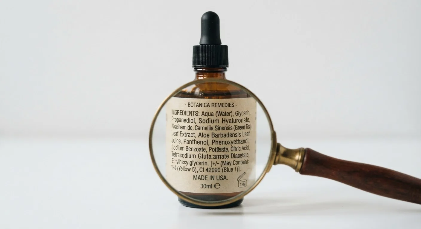 Reading a Cosmetics Ingredient List Without a Chemistry Degree