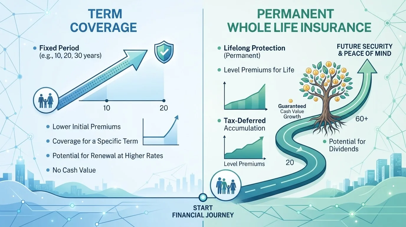 Term Life vs. Whole Life Insurance: What Sets Them Apart