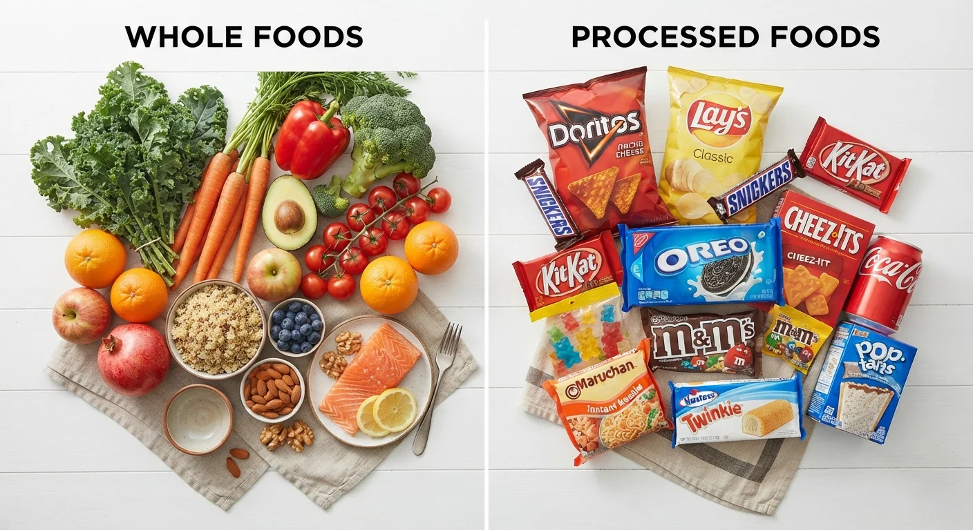 Whole Foods vs. Processed Foods: What the Difference Actually Means for Your Diet