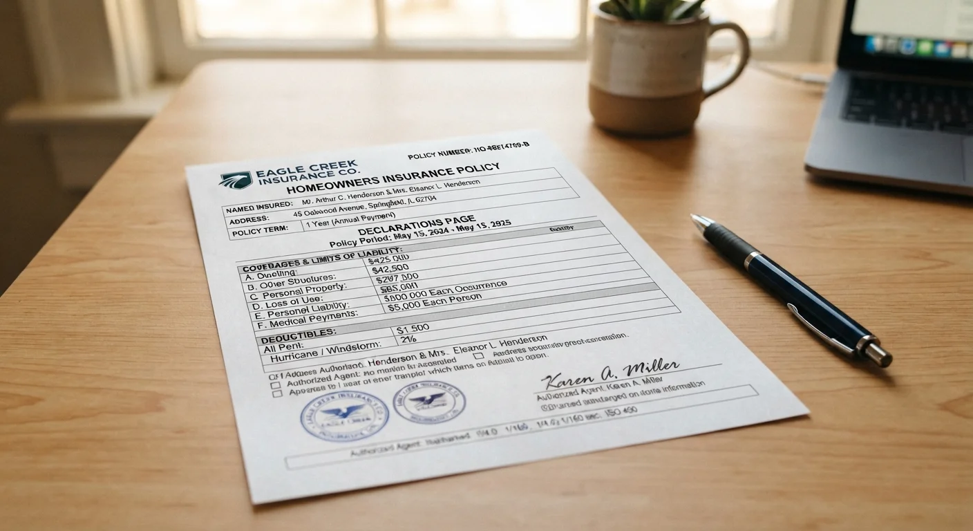 Why Your Policy's Declarations Page Is the First Thing You Should Read